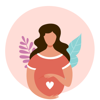 pregnant mother illustration